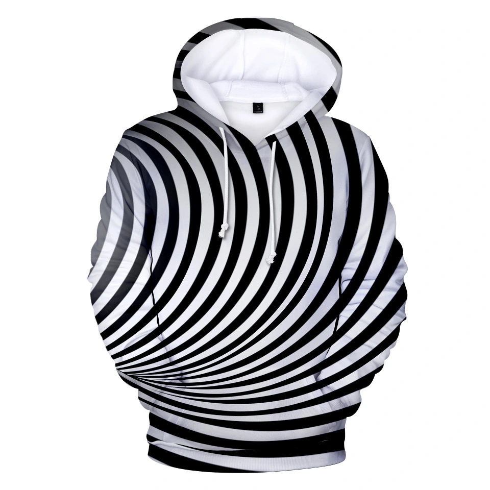 Casual 3D Digital Printing Dizzy Sports Hooded Sweatshirt