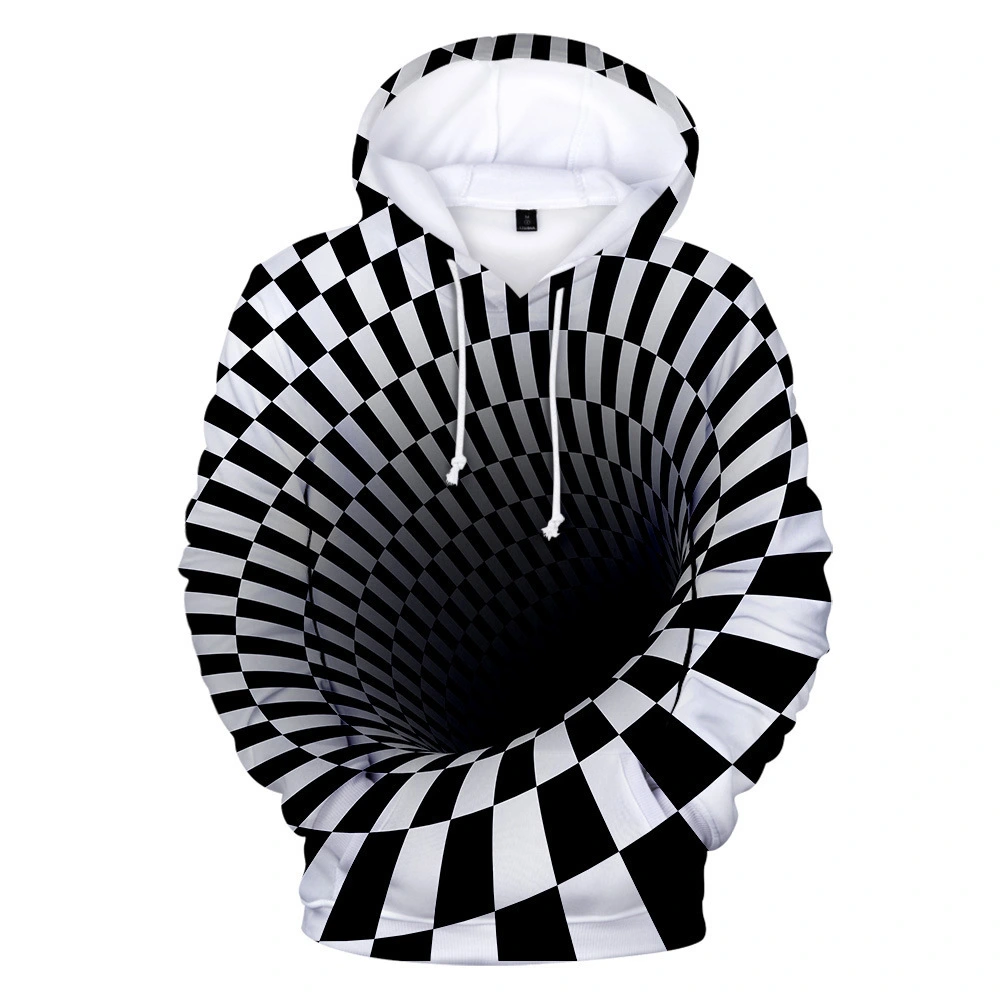 Casual 3D Digital Printing Dizzy Sports Hooded Sweatshirt