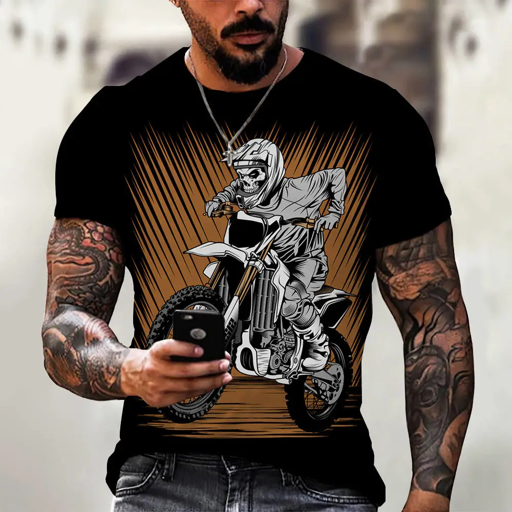3D Digital Printing Casual Short-Sleeved T-Shirt