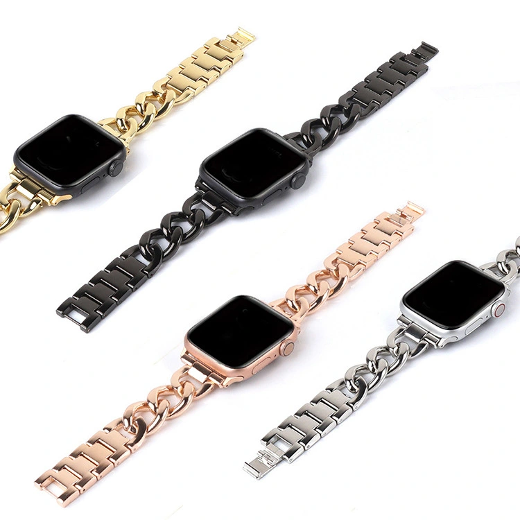 Stainless Steel Single Row Denim Chain Strap