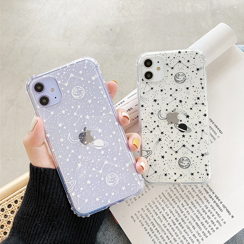 Planet Frosted Transparent Phone Case