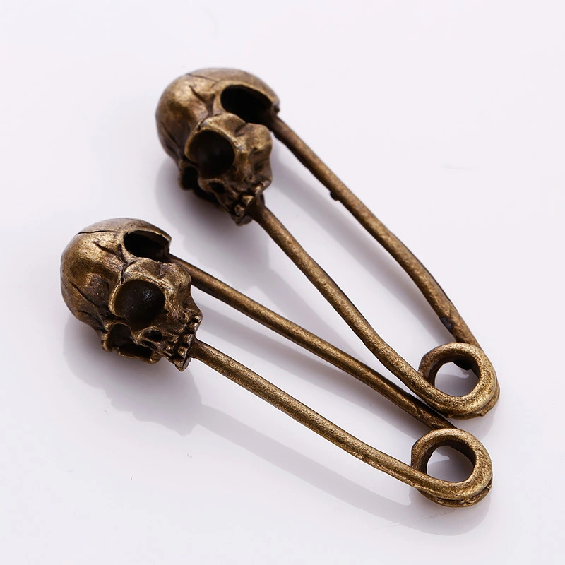 DIY Necklace Pendant Alloy Brooch Skull Jewelry Accessories