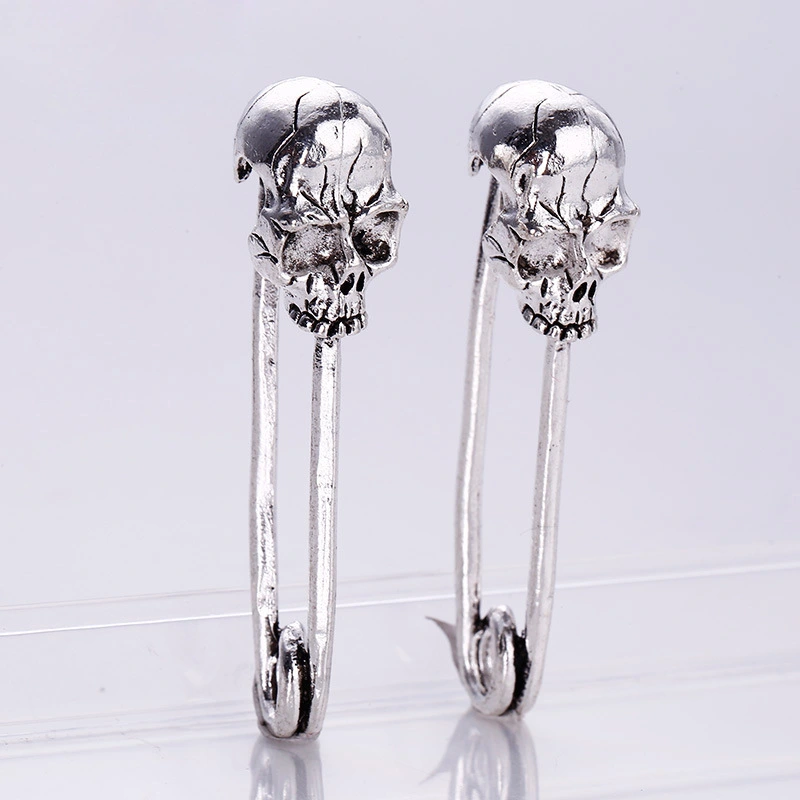 DIY Necklace Pendant Alloy Brooch Skull Jewelry Accessories