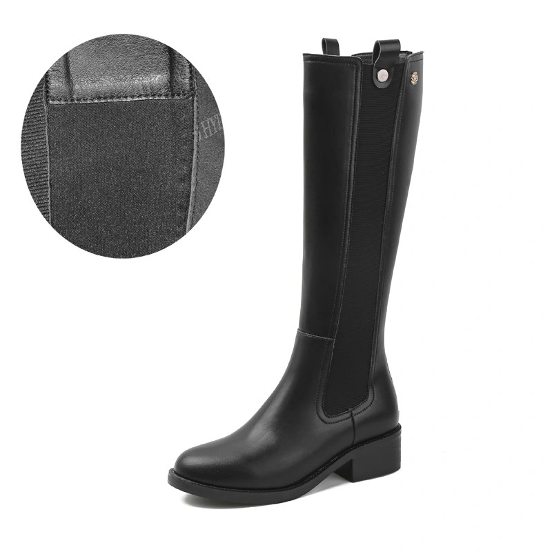 Women's Boots With Big Rim And Thick Heel