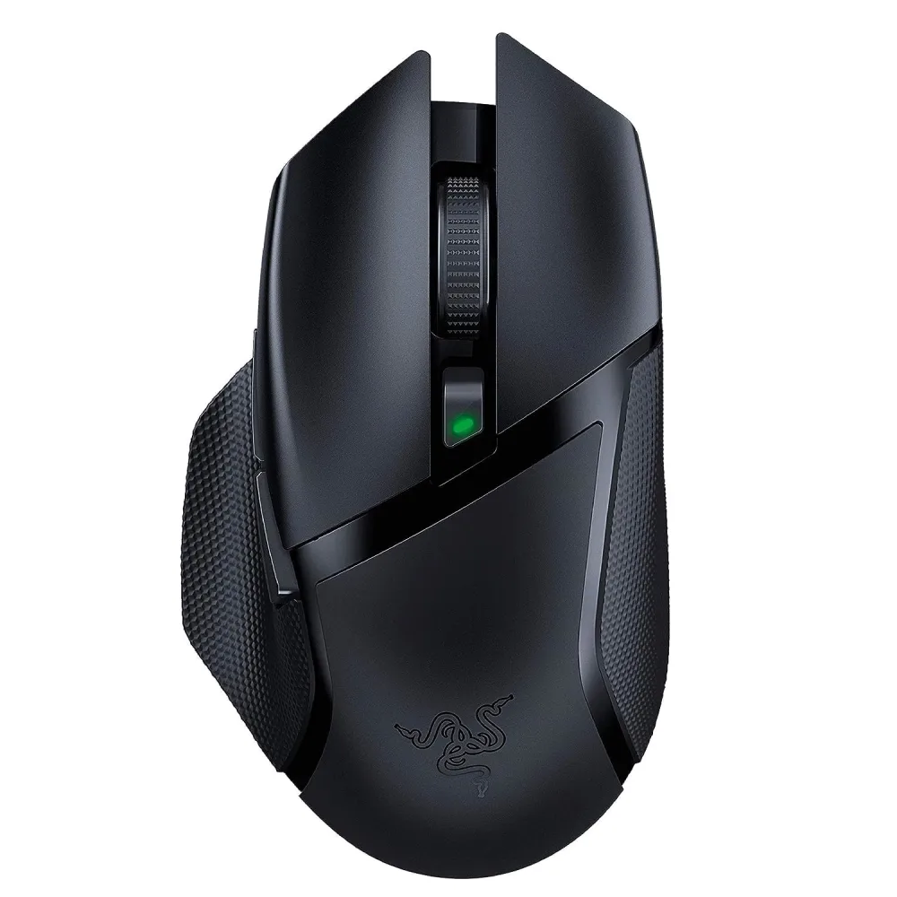 Razer Basilisk X HyperSpeed Wireless Gaming Mouse: Bluetooth & Wireless Compatible, 16K DPI Optical Sensor, 6 Programmable Buttons, 450 Hr Battery, Classic Black