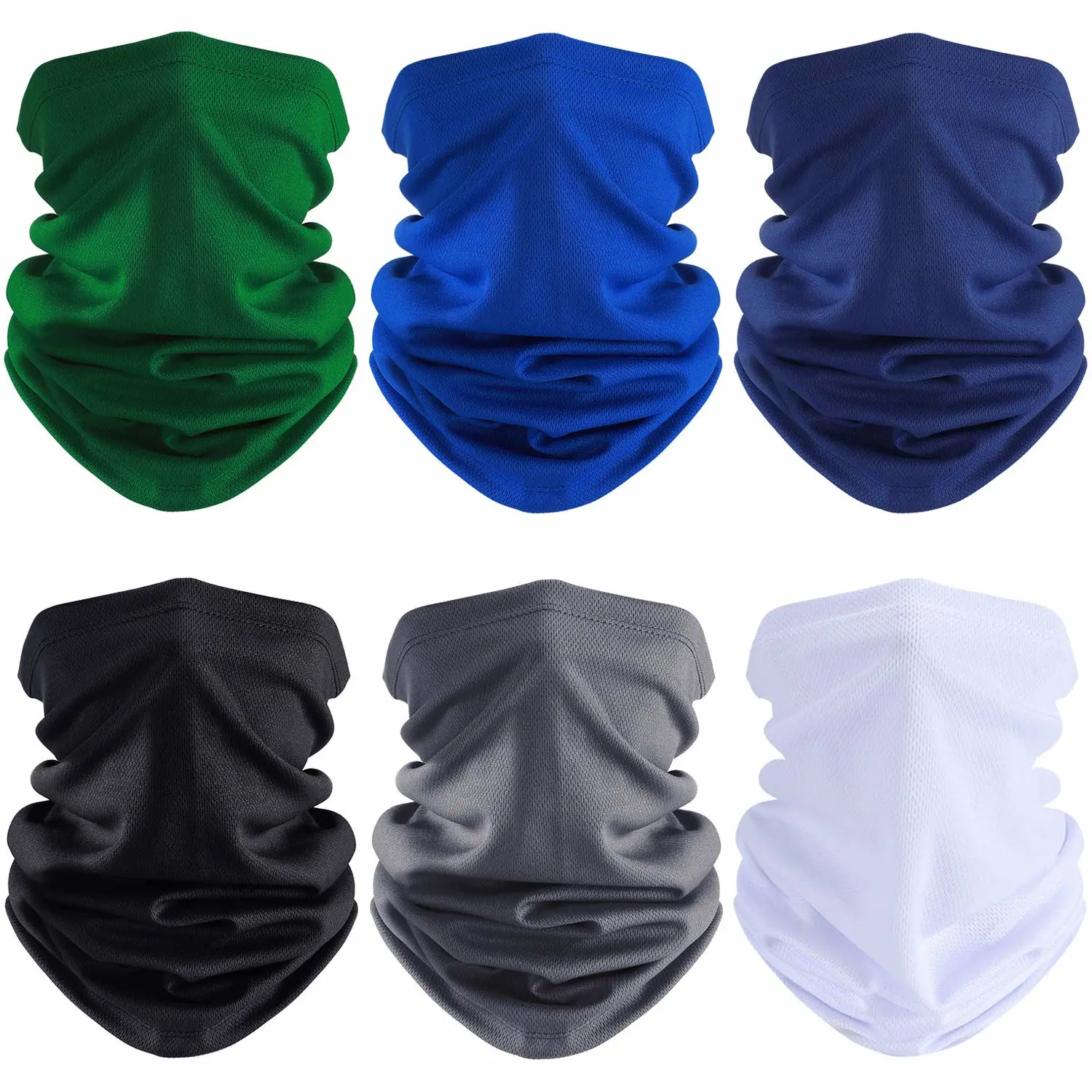 Summer Face Cover Scarf UV Protection Neck Gaiter Sunscreen Breathable Bandana