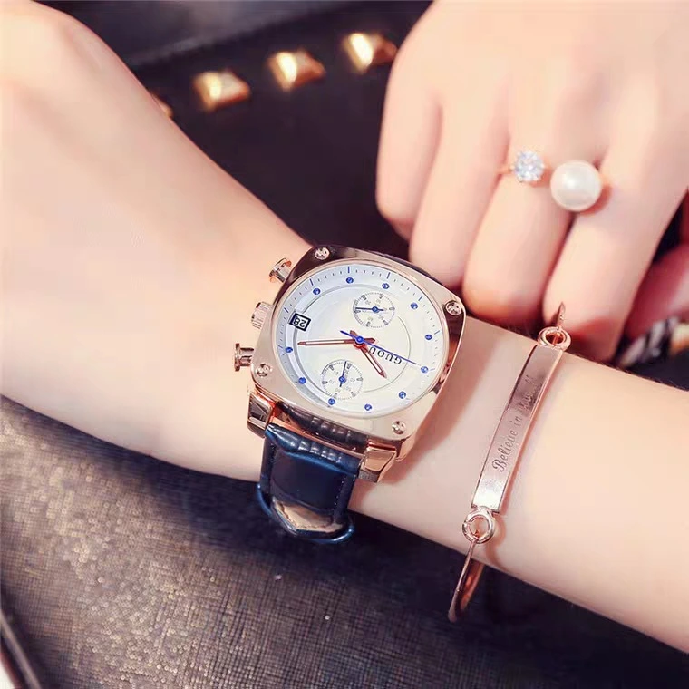 GUOU Fashion Korean Square Watch