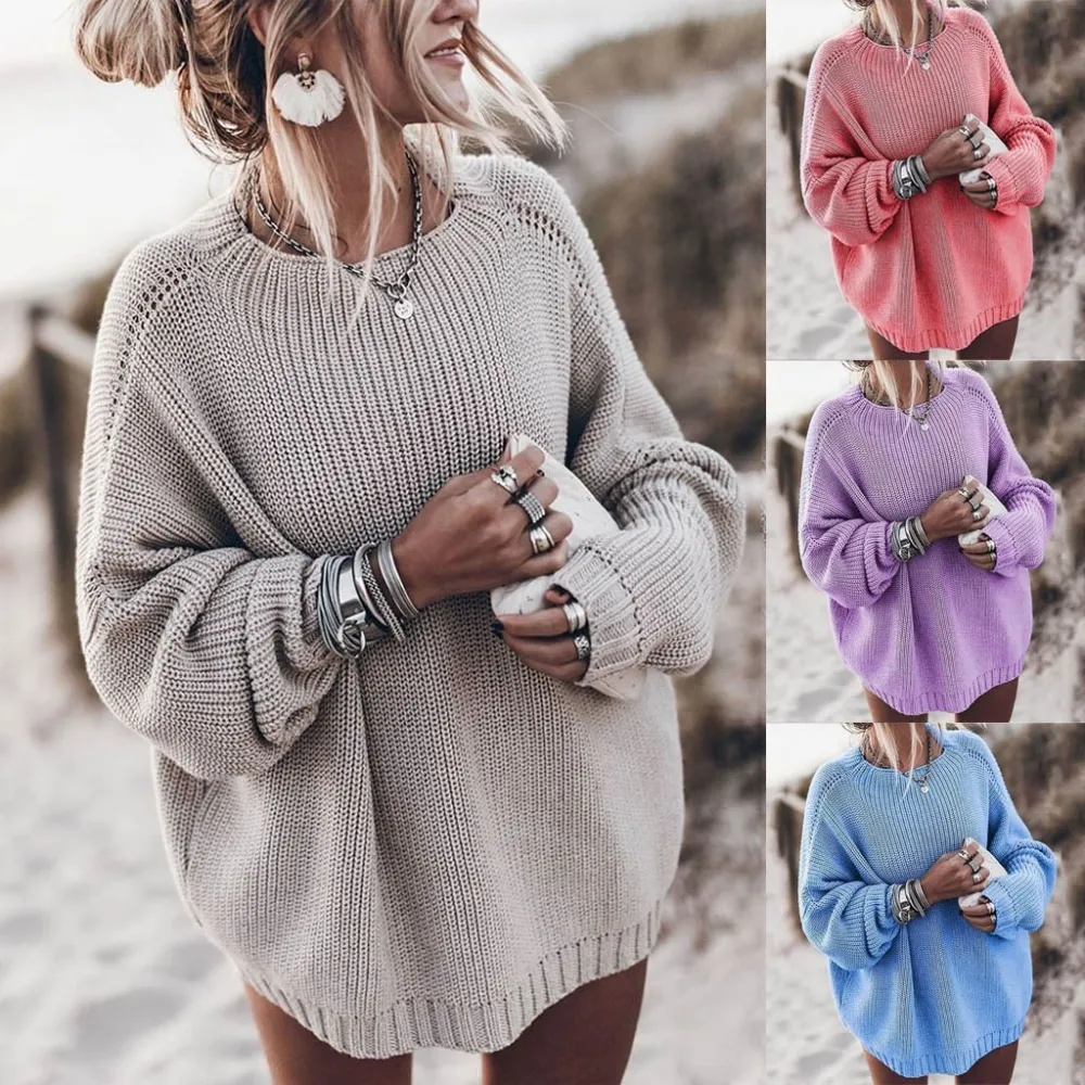 Loose collar sweater