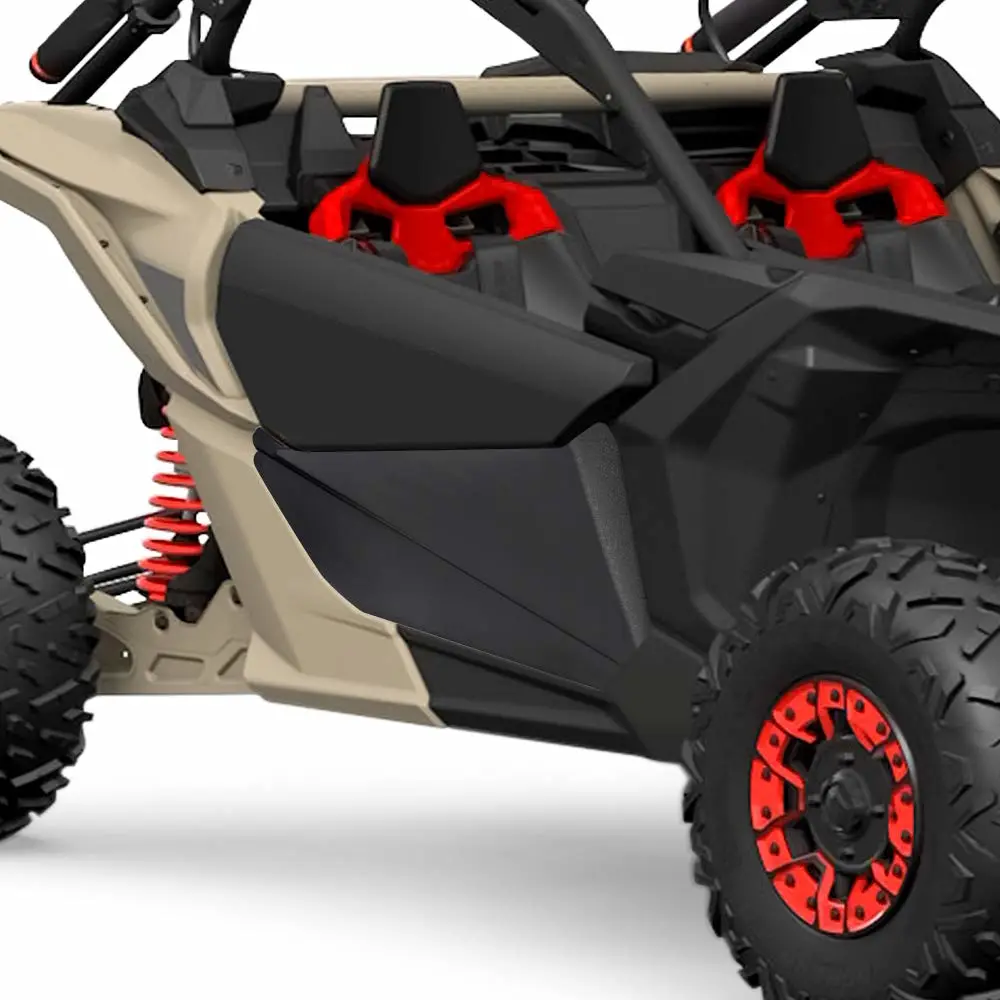 KEMIMOTO X3 Lower Doors, X3 Lower Door Panels with Metal Frame OEM Style compatible with Can Am Maverick X3 2017 2018 2019 2020 2021 2022 2023, OEM Number 715002903 (Pack of 2)