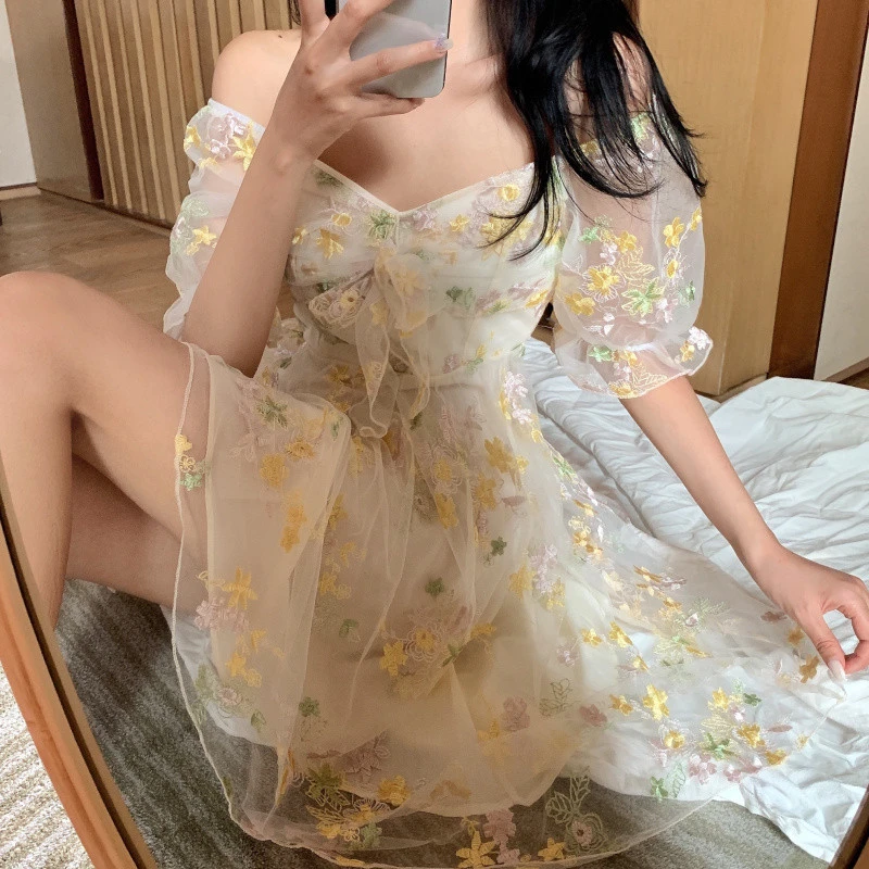 Dress Small Skirt Super Fairy Mori Girl