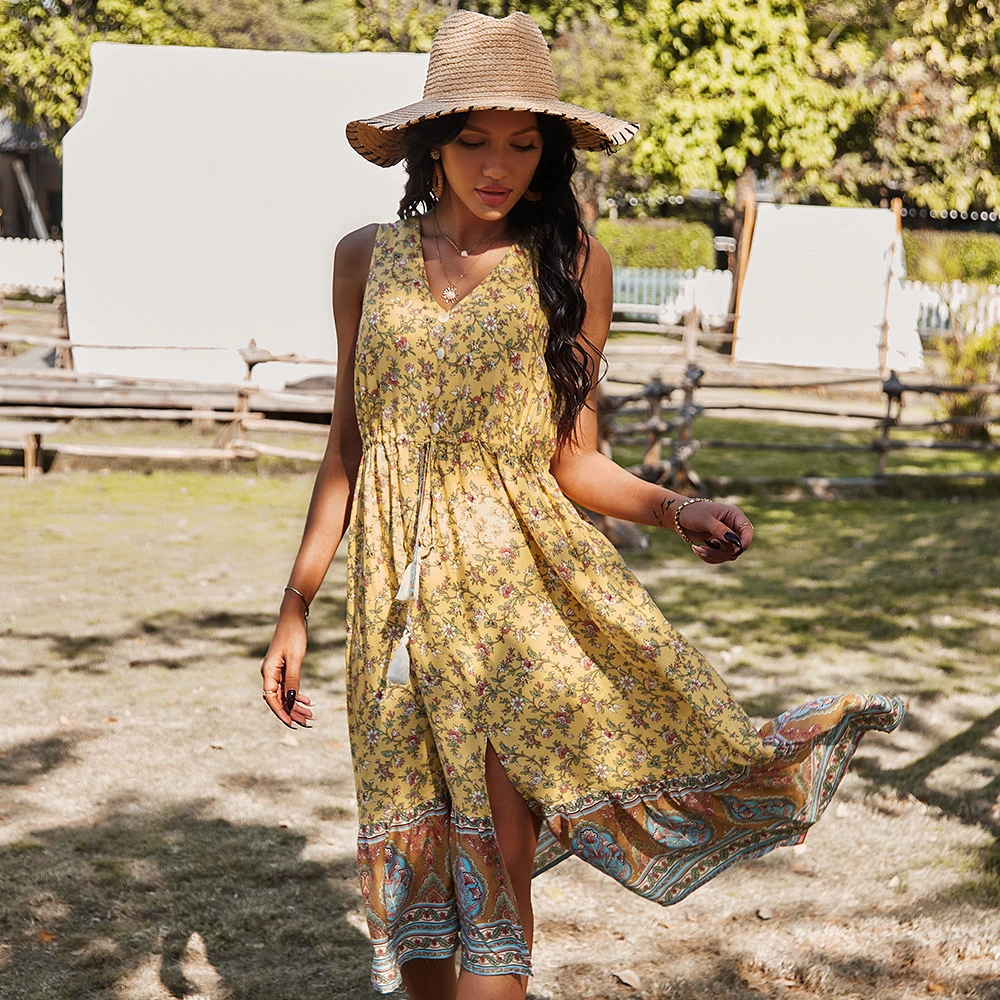 Casual Holiday Style Spring Summer New Dress