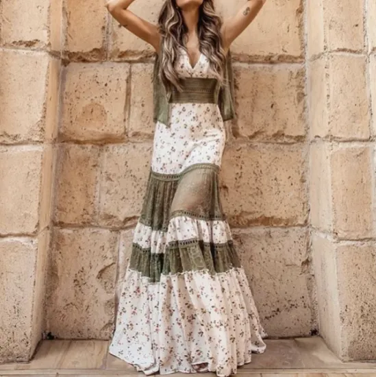 Super elegant and soft maxi dress