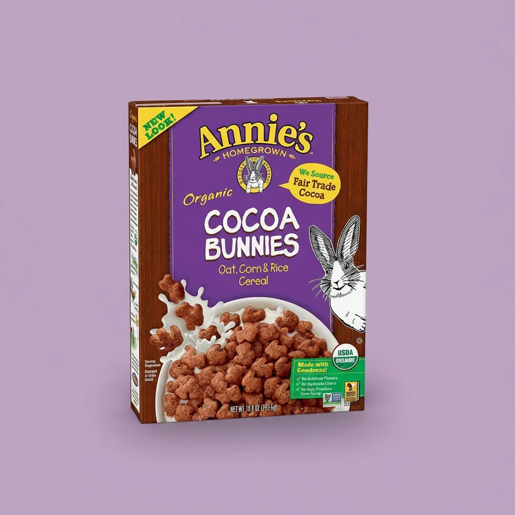 Annie's Organic Cocoa Bunnies Breakfast Cereal, 10 oz