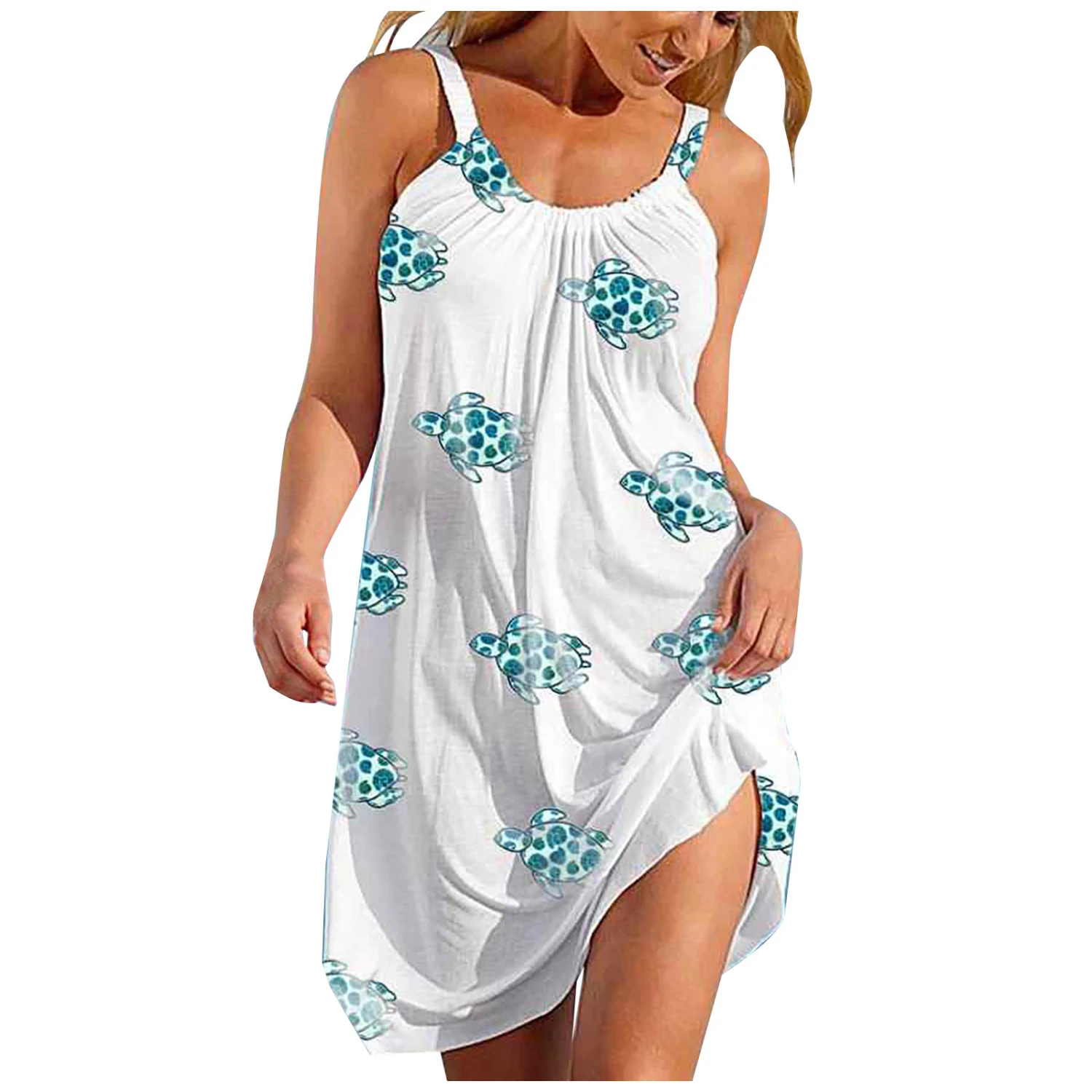 Ladies' Sling Dress With Big Swing