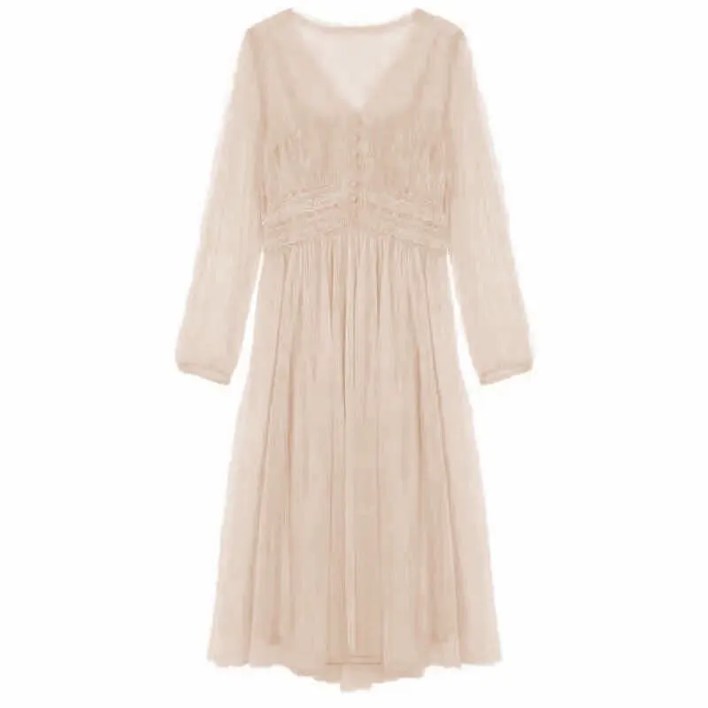 New French Elegant And Beautiful Fairy Dress Long