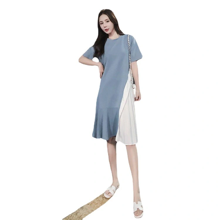 New Plus Size T-shirt Short-sleeved Women's Slim Fat Sister