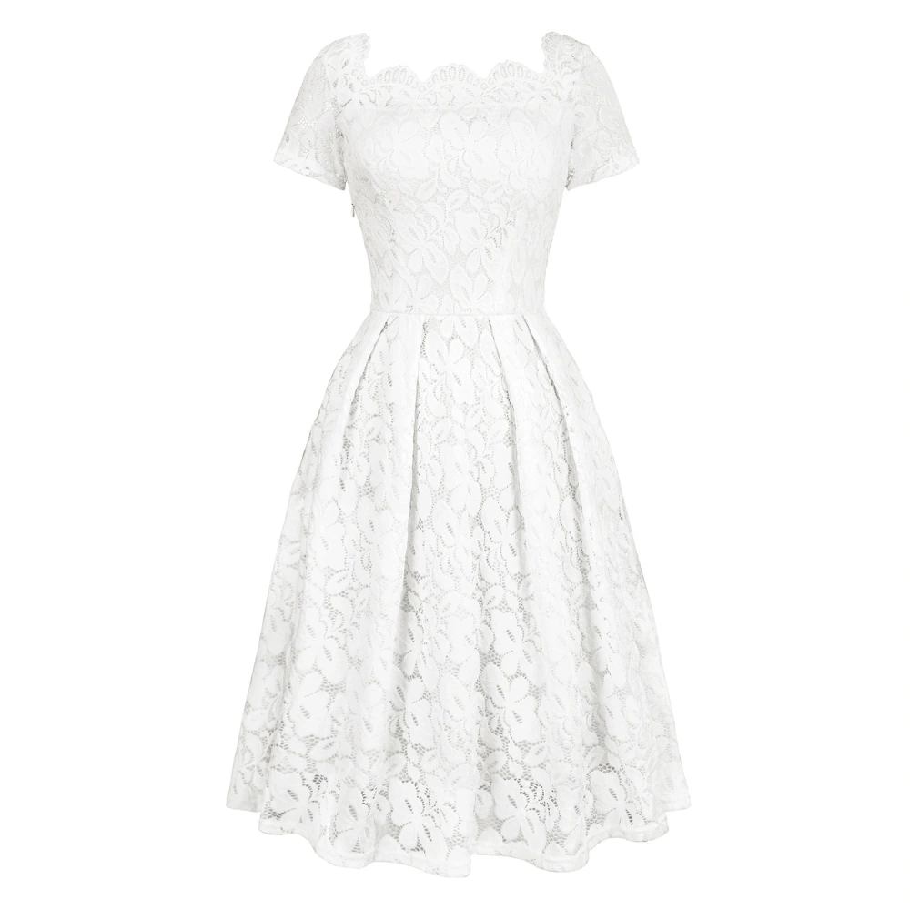 Long Female Slim European And American Black Sexy Hollow Lace Dress