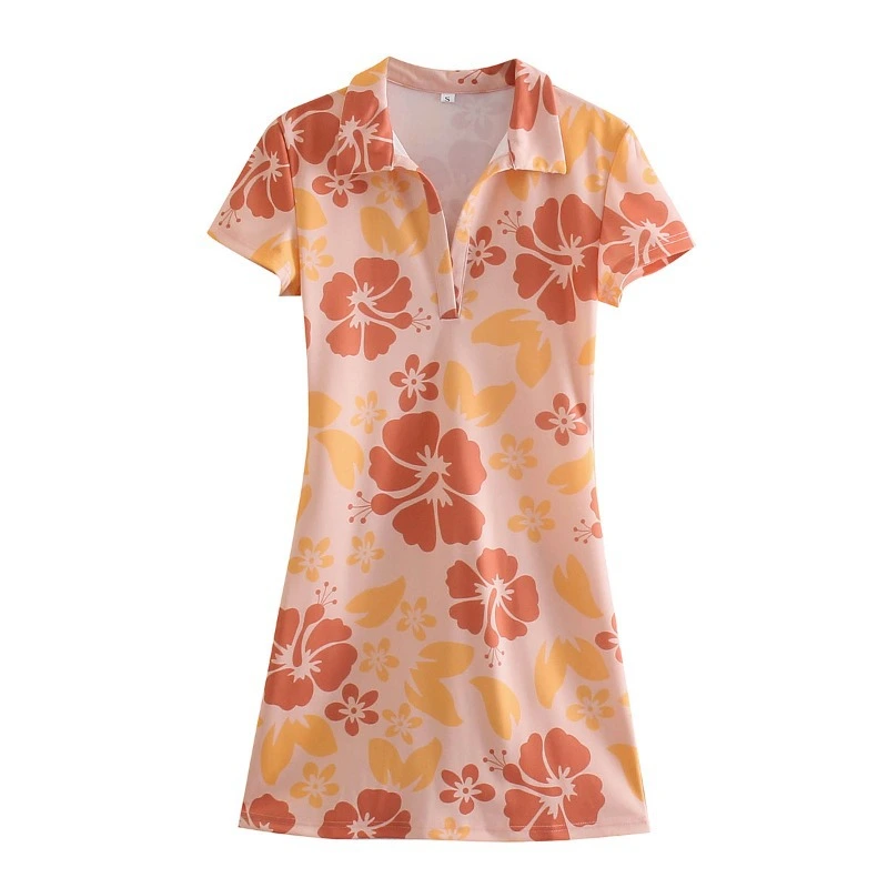 A-line Bag Hip Short Dress