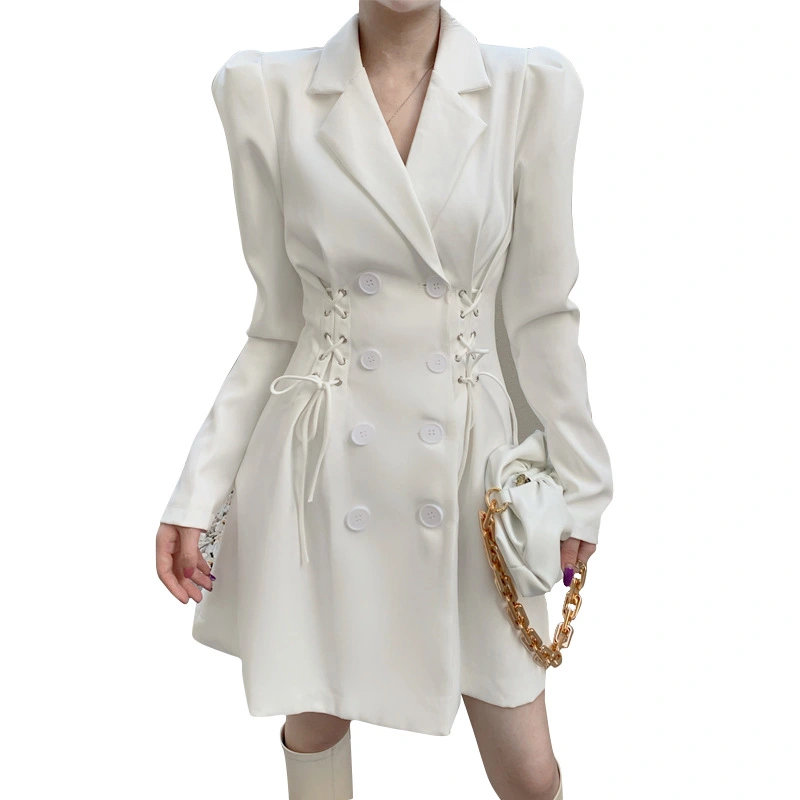 The New Temperament Waist Waist Is Thin And Small Suit Dress