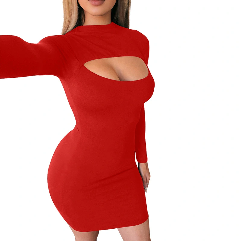 European And American Nightclub Slim Bag Hip Dress