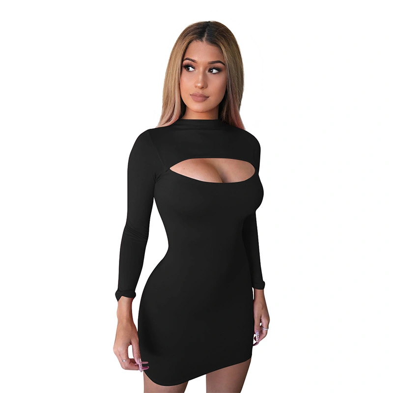 European And American Nightclub Slim Bag Hip Dress