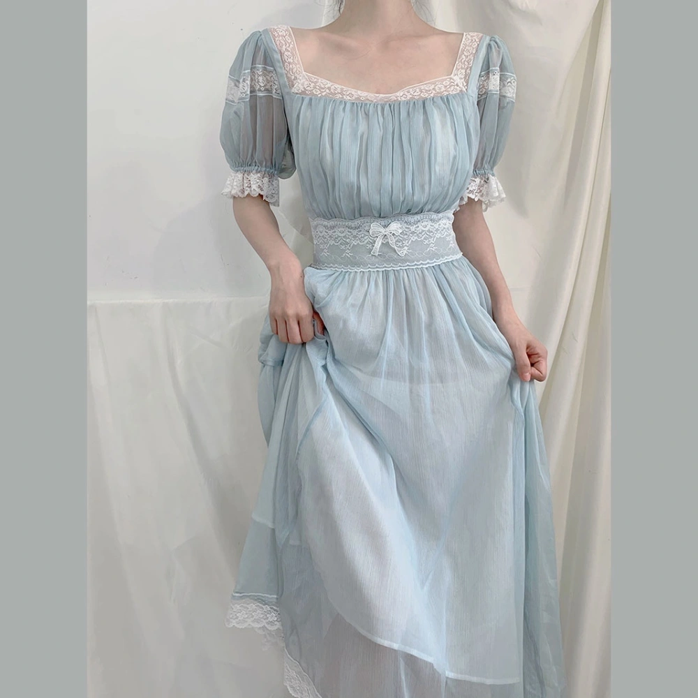 New Summer Wonderland Tulle Princess Lace Dress