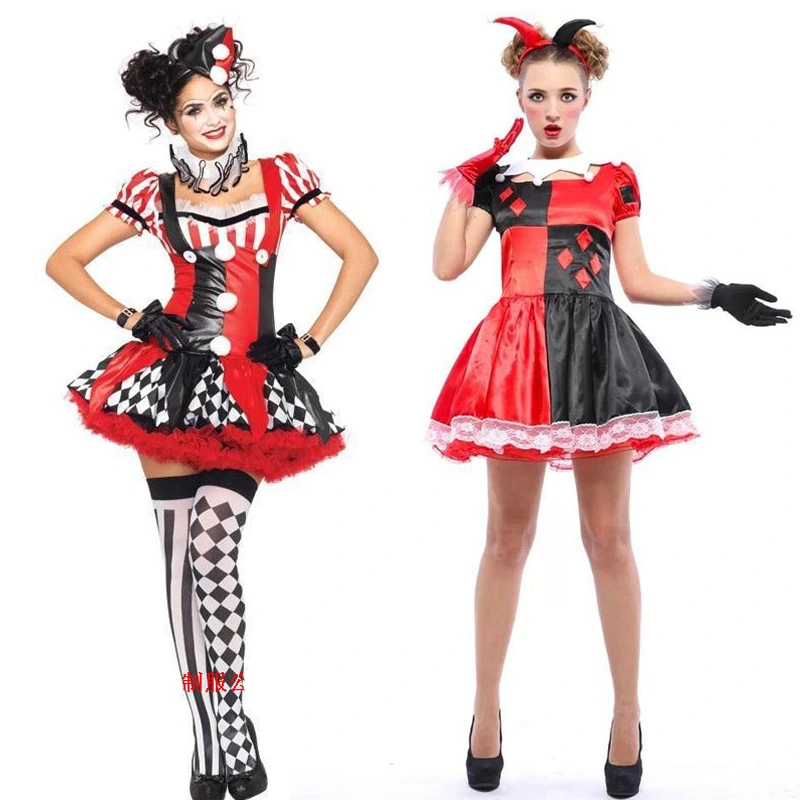 Halloween Stage Performance Clown Costume