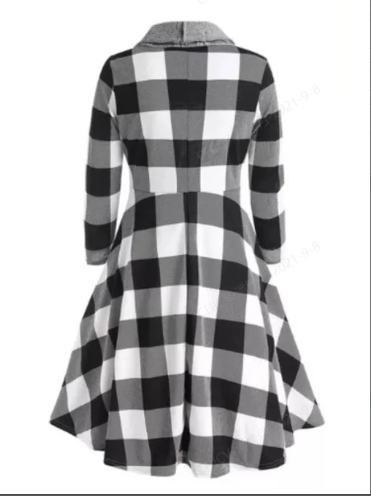 Stitching Solid Color Temperament Commuter Jumpsuit Skirt