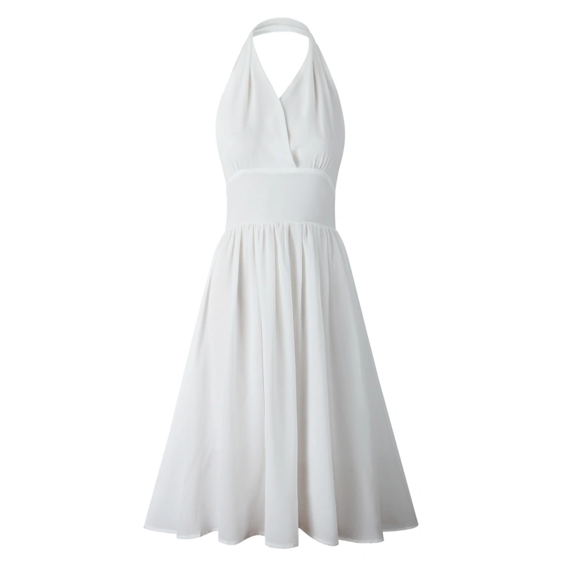 Collar Halter Neck Waist Skirt Summer Cc Beach Skirt