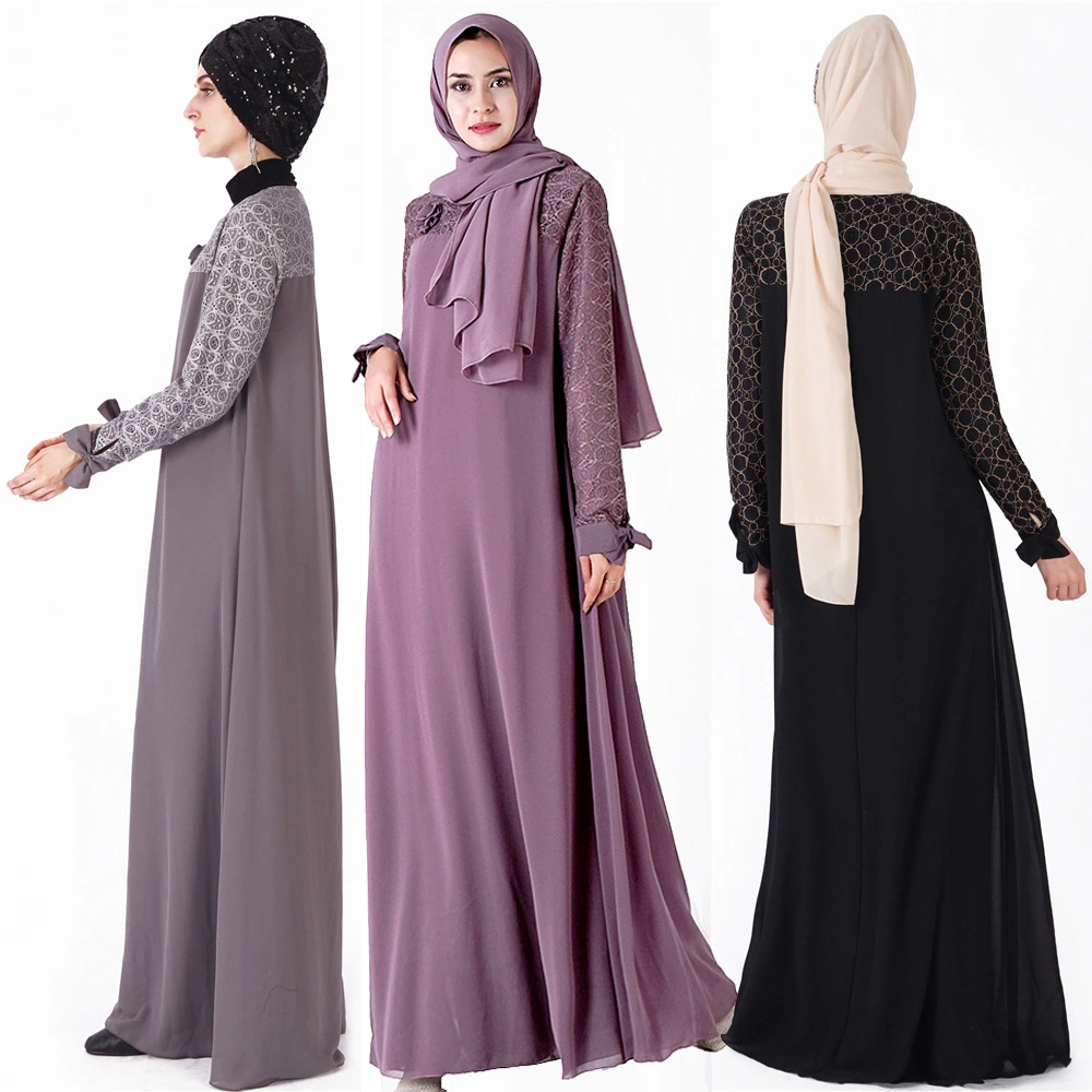 Women's long dress lace dress Dress Gown