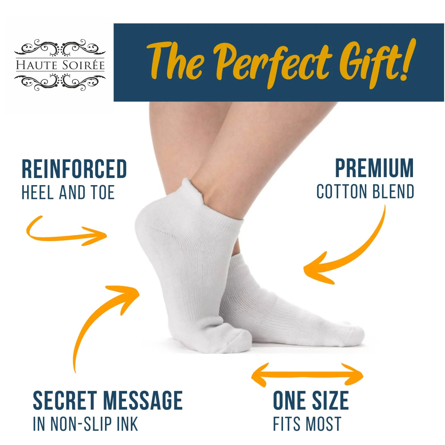 Haute Soiree Women's Novelty Socks - “If You Can Read This, Bring Me Some” - One Size Fits All