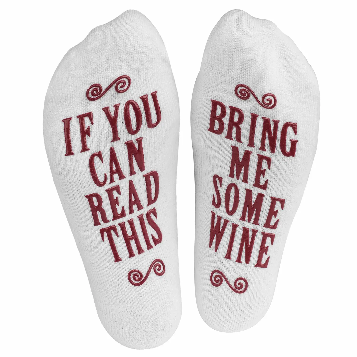 Haute Soiree Women's Novelty Socks - “If You Can Read This, Bring Me Some” - One Size Fits All