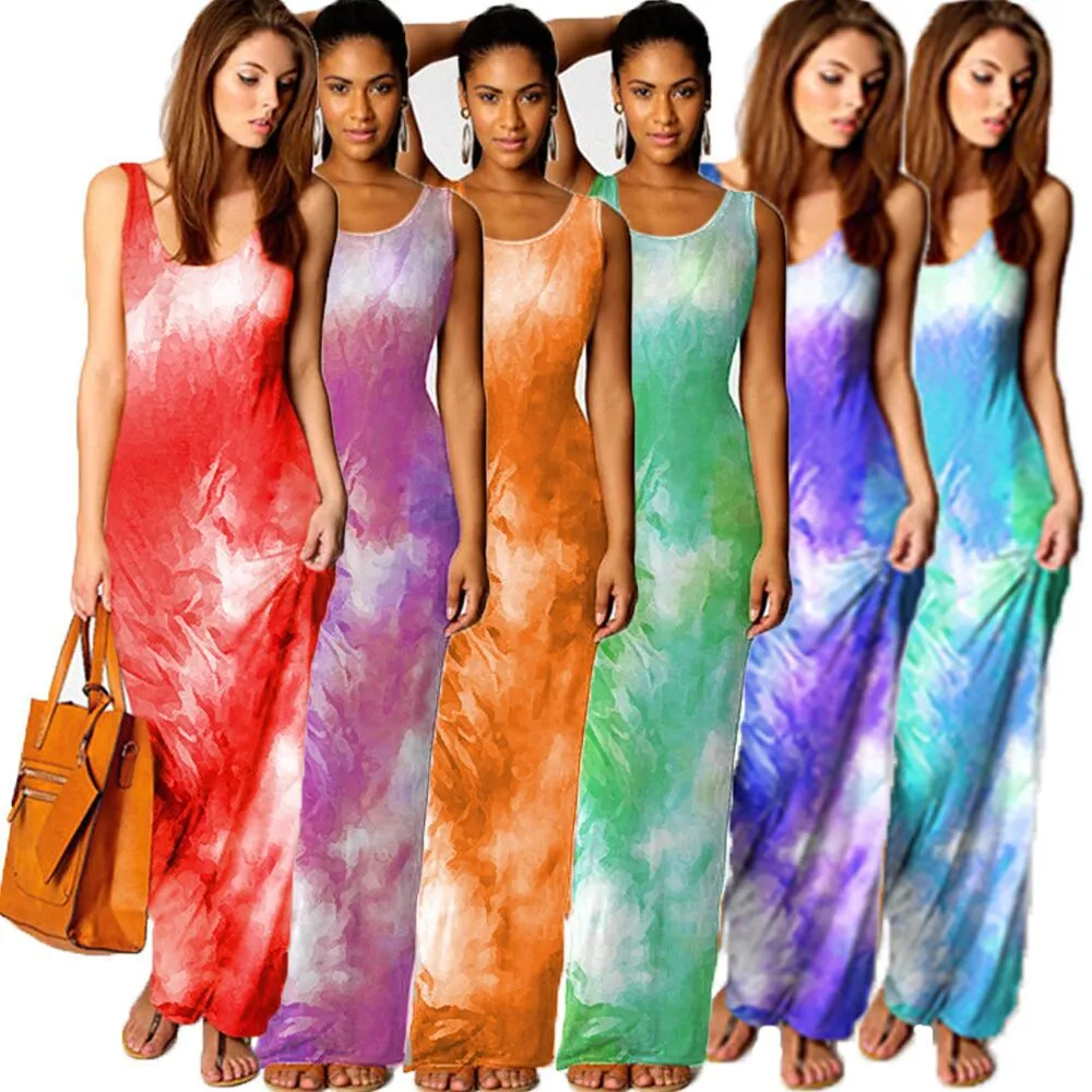 A sleeveless vest or dress