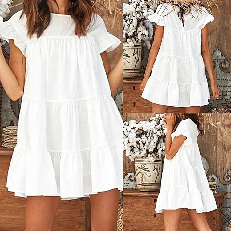 European And American Dress With Ruffle Cake