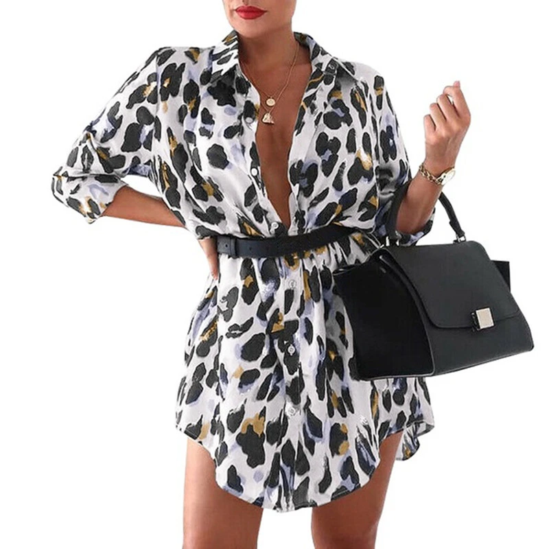 Lapel Single-breasted Check Jumpsuit Shirt