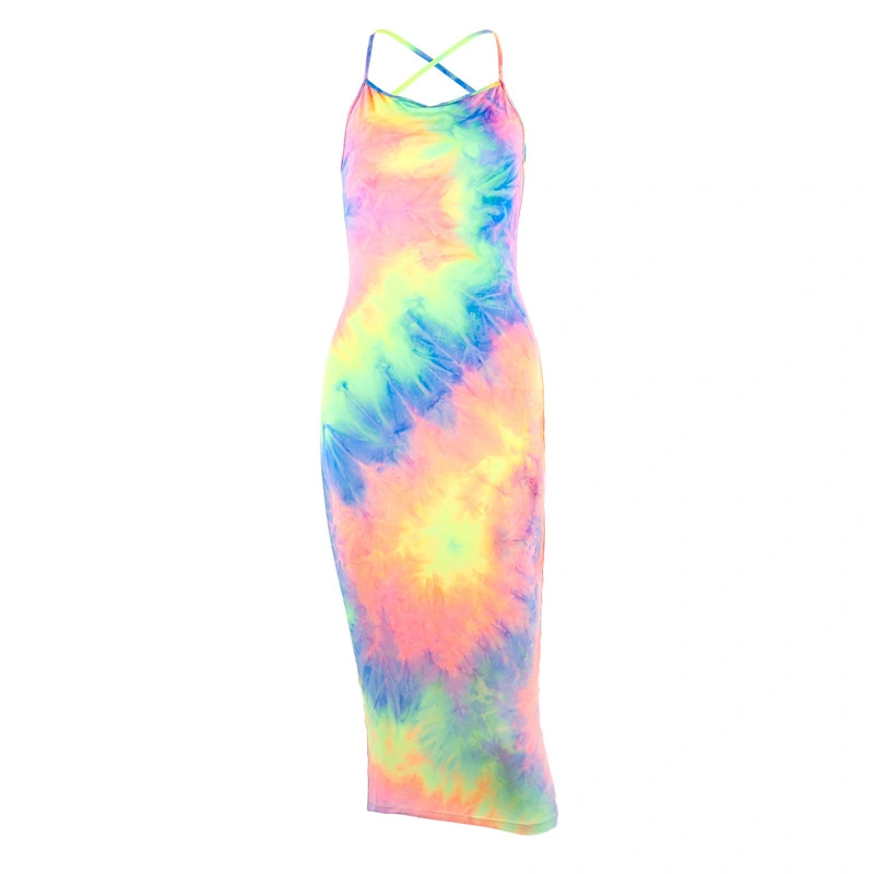 Spring and autumn sling dress
