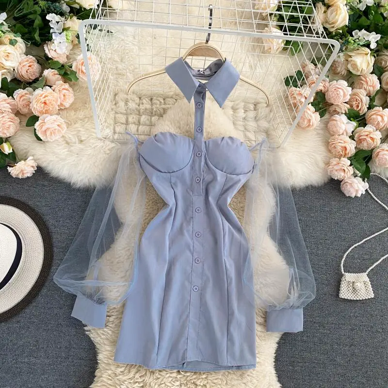 Hepburn Style Design Halterneck Sexy Dress