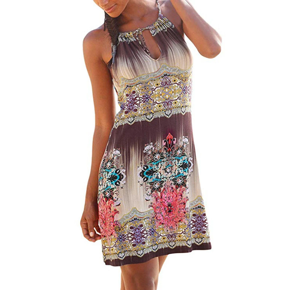 Sleeveless beach Sling Dress