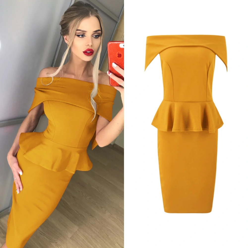 One shoulder dress