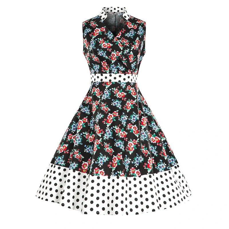 Polka dot big dress
