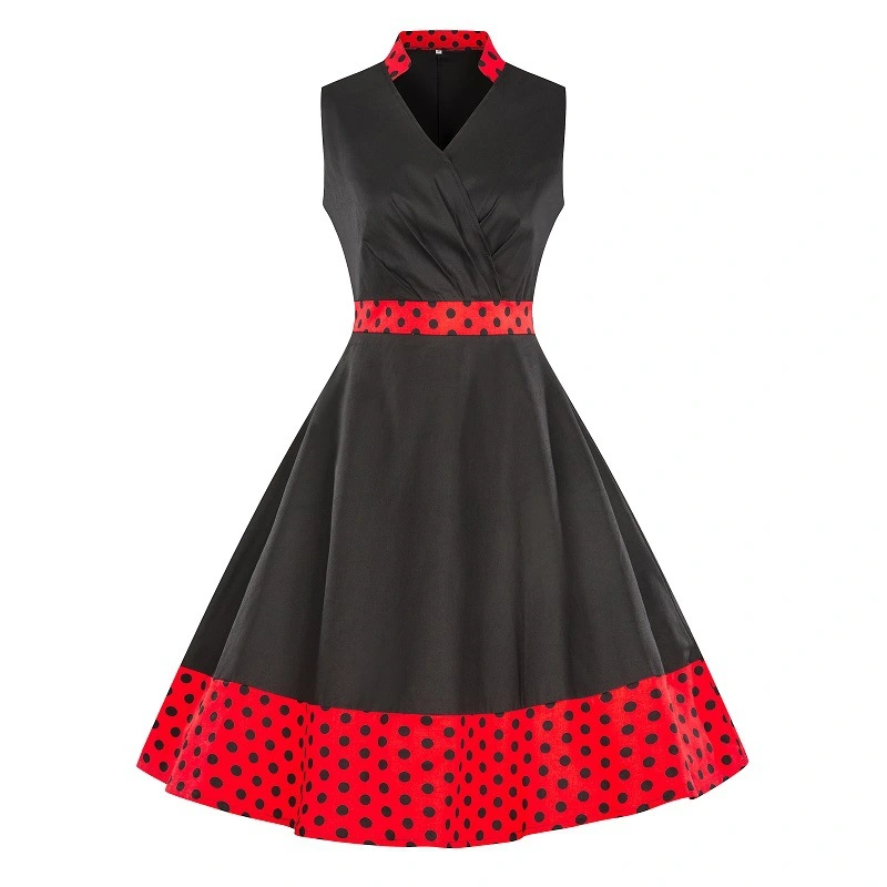 Polka dot big dress