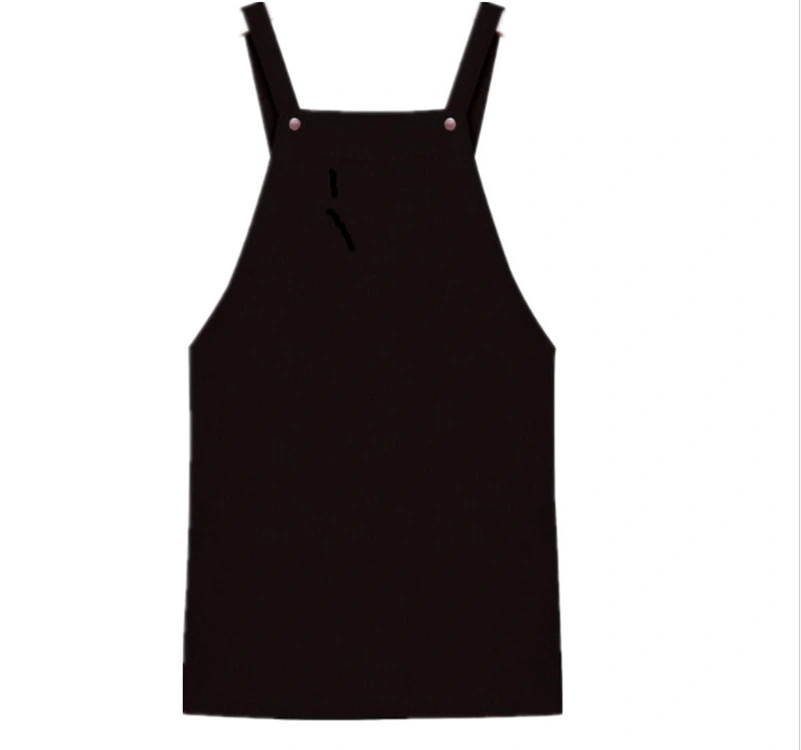 Strap dress solid color suspender skirt