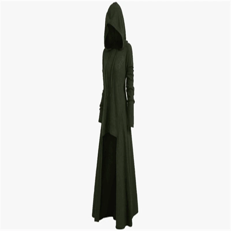 Women's plus size dress with hood