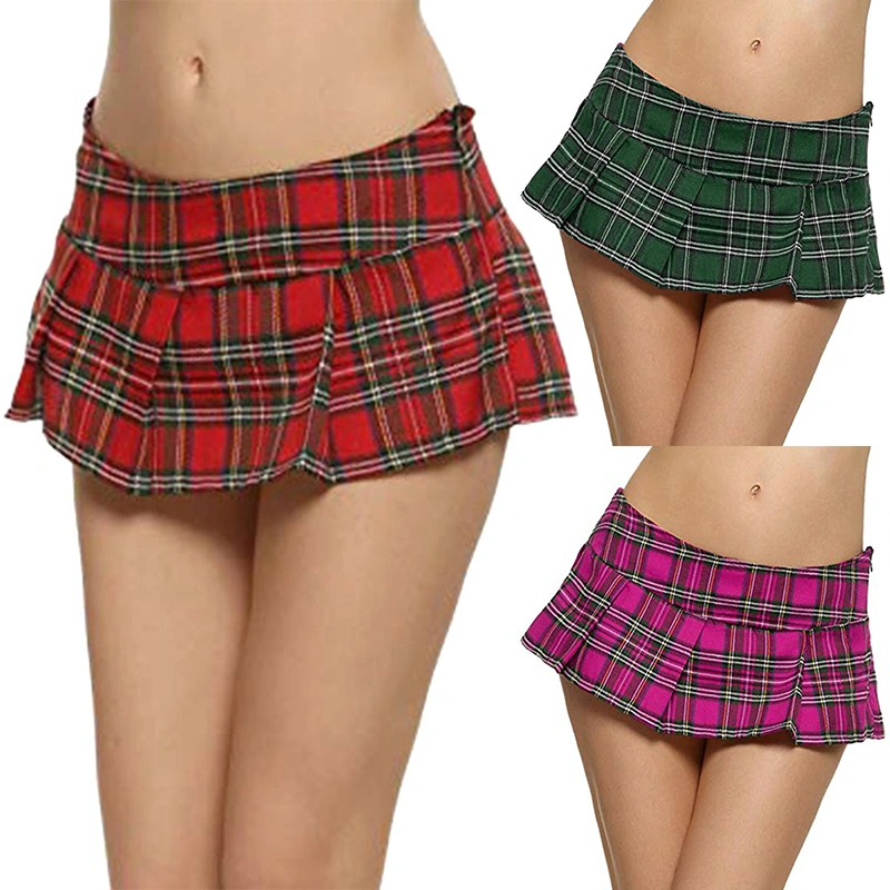 Hotest Womens Fashion Club Low-Waisted Skirt Lattice Printe