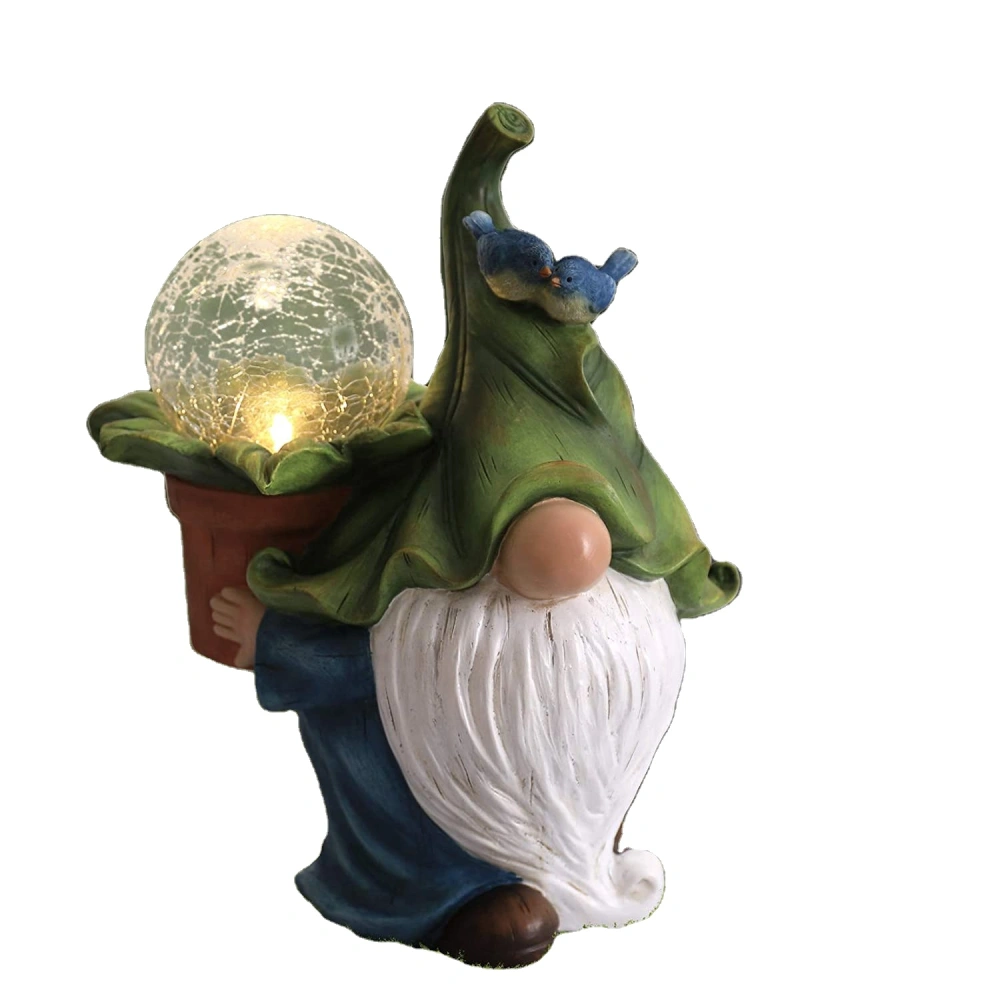 Dwarf White Beard Garden Statue Decoration