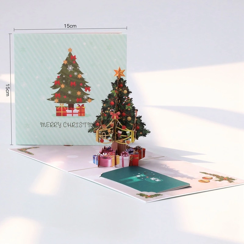 Three-dimensional Christmas greeting card