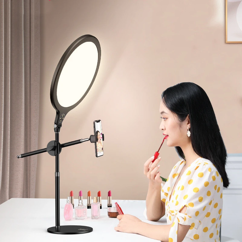 Photo Full Screen Beauty Lamp Mobile Phone Telescopic Desktop Floor Fill Light Bracket