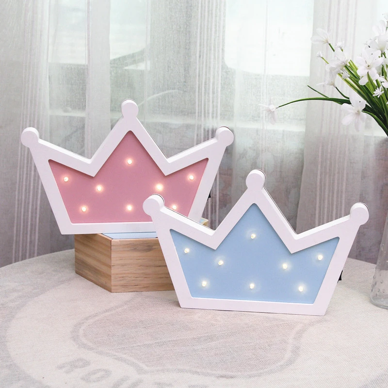 Nordic ins night light wall decoration crown light