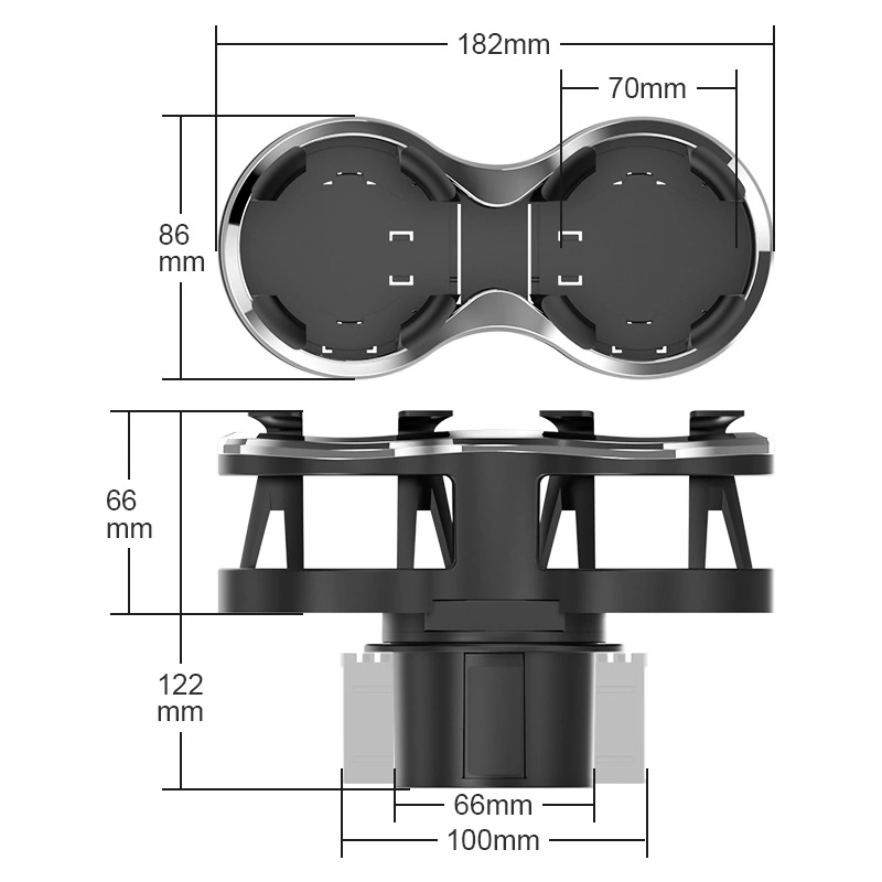 Multifunctional Vehicle Water Cup Holder
