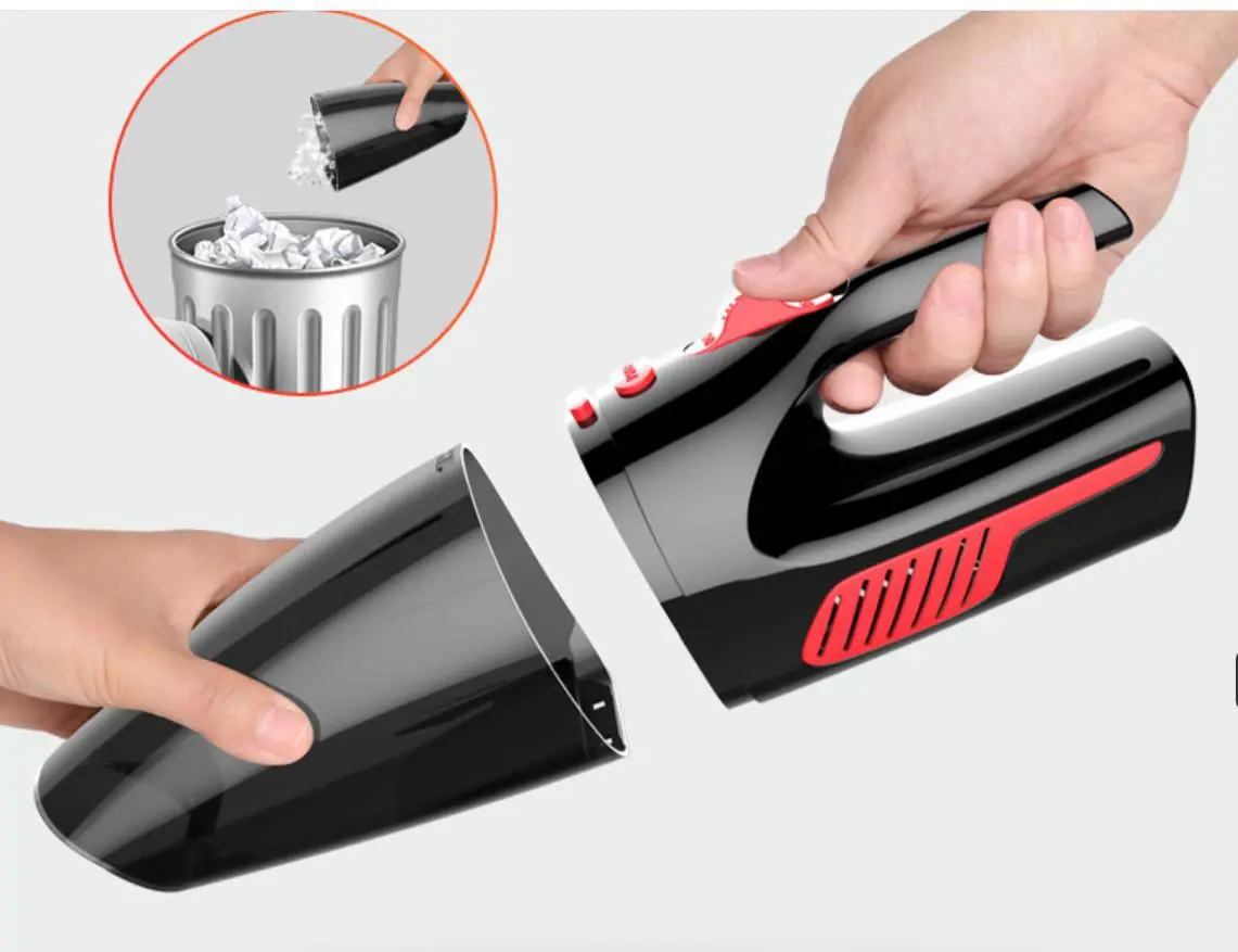 Rechargeable Home Dry And Wet Handheld Vacuum Cleaner With Lamp